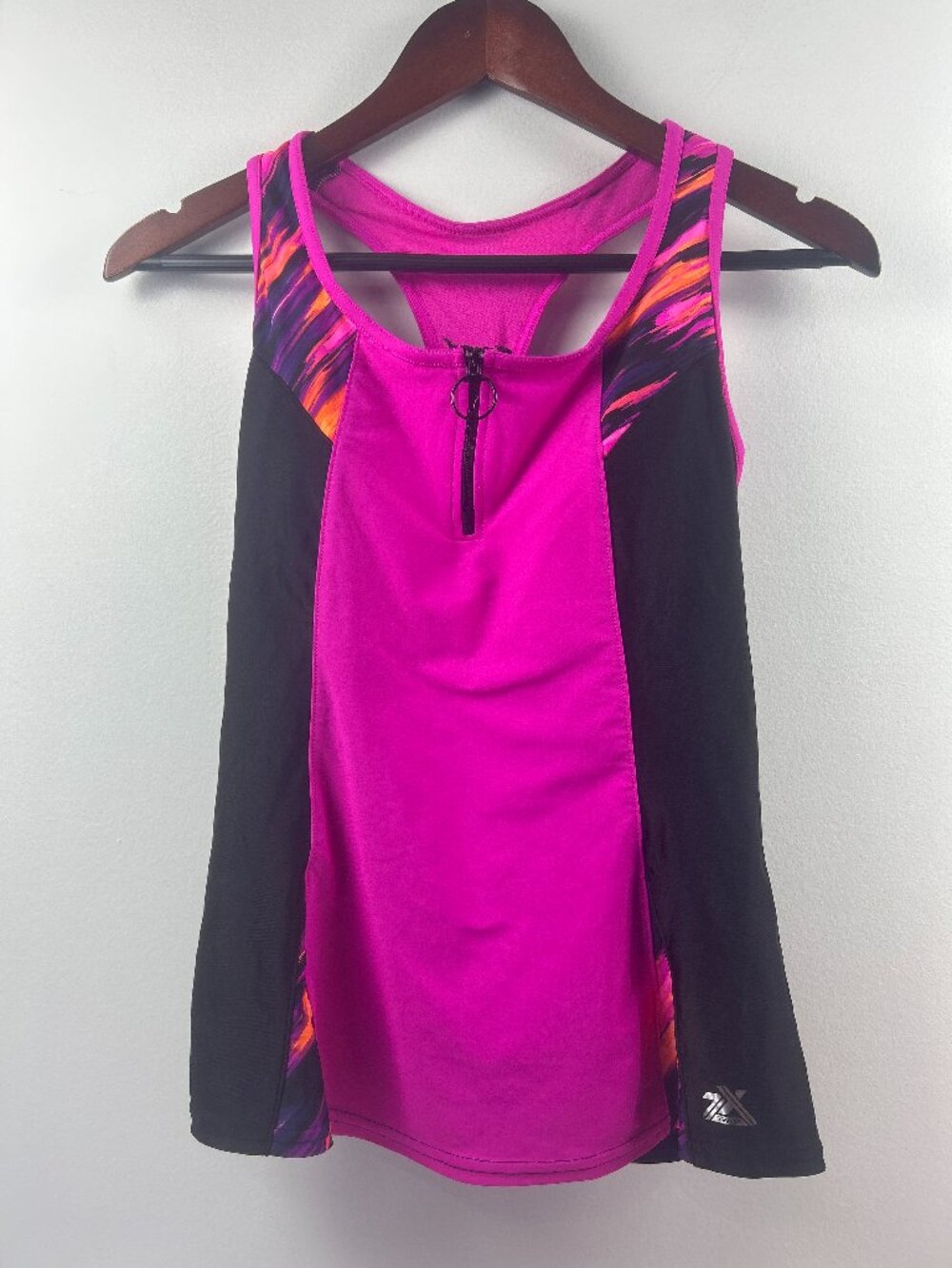 Zero X Posur Swimwear Top Racerback Swimsuit Size M